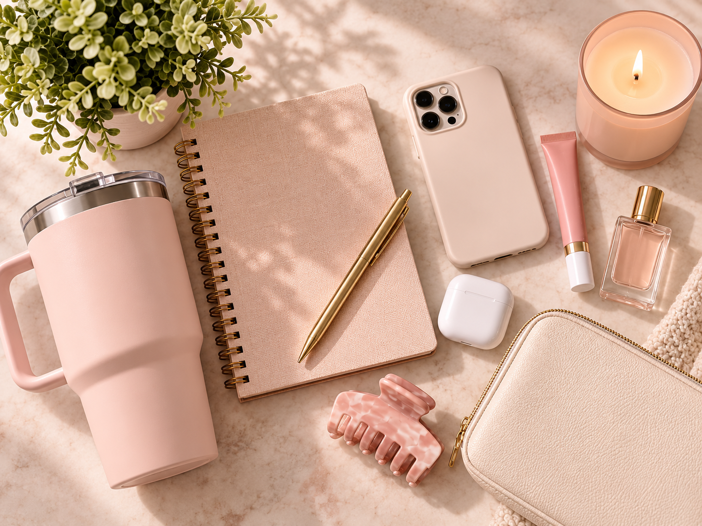 Lifestyle finds including tech, beauty, organization, and home accessories
